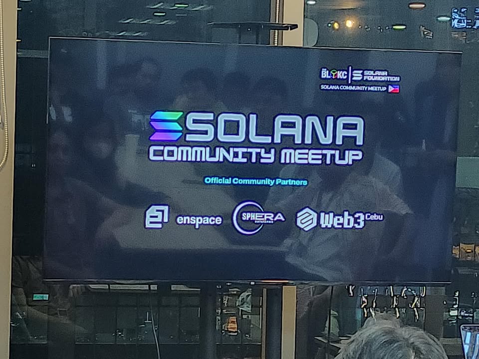 Solana Building BLOKCs Meetup Comes to Enspace Cebu