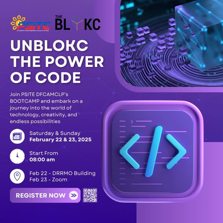 UnBLOKC the Power of Code Bootcamp Returns with PSITE DFCAMCLP