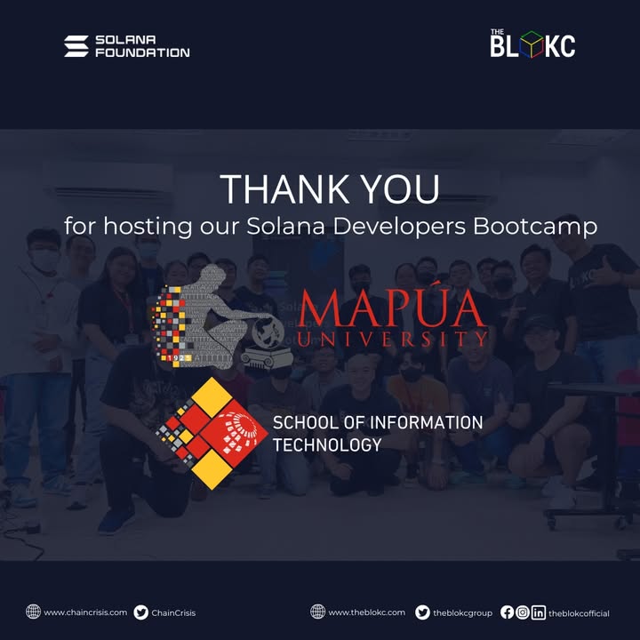 Solana Developers Bootcamp Wraps Up at Mapúa University