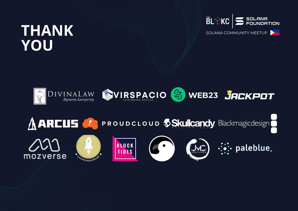3rd Solana Community Meetup: Thank You to Our Partners