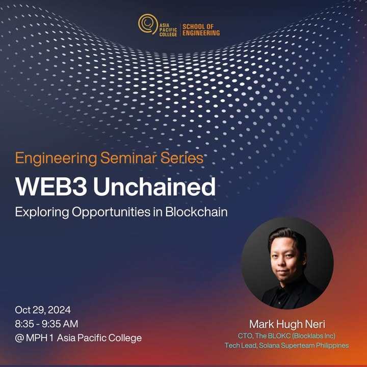 Web3 Unchained: DevKodigo Speaks at Asia Pacific College
