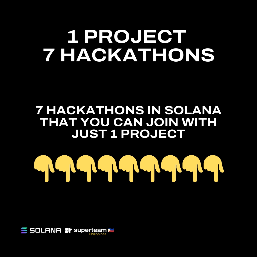 1 Project, 7 Hackathons: Your Sign to Join Now