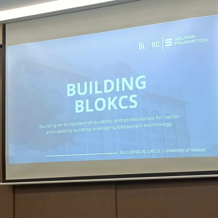 Building BLOKCs at UMAK Internship Expo 2023