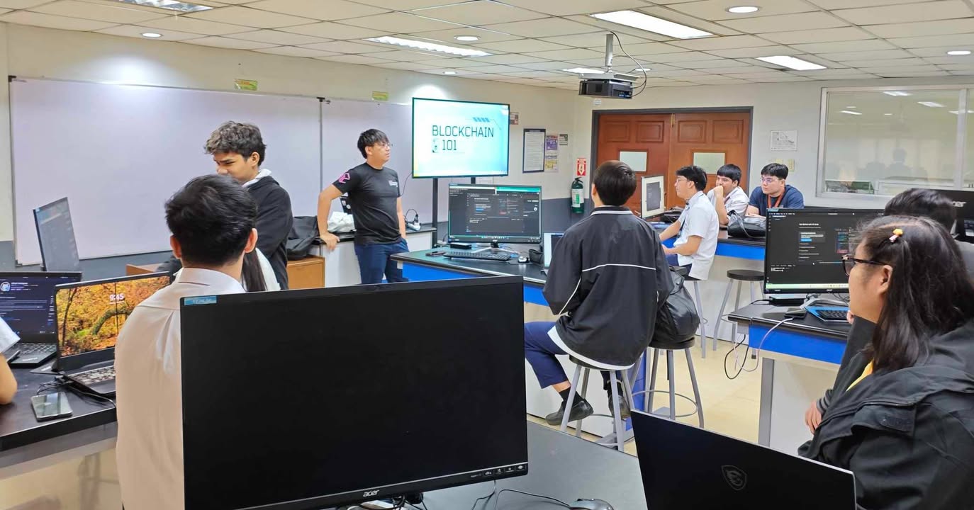 Blockchain 101 at Adamson University with The BLOKC