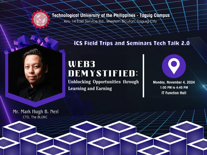 Tech Talk 2.0: Web3 Demystified at TUP Taguig