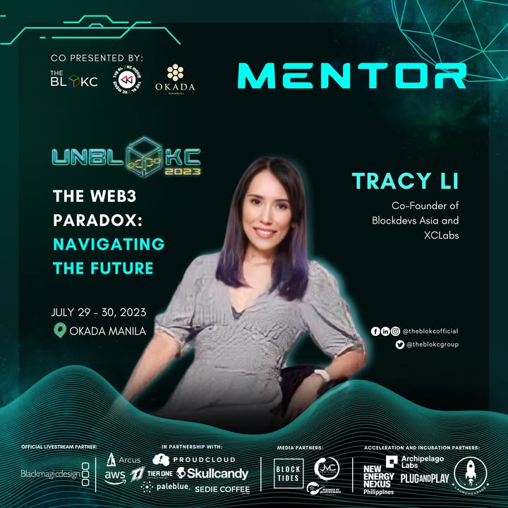 The BLOKC Welcomes Tracy Li as UNBLOKC Hackathon 2023 Mentor