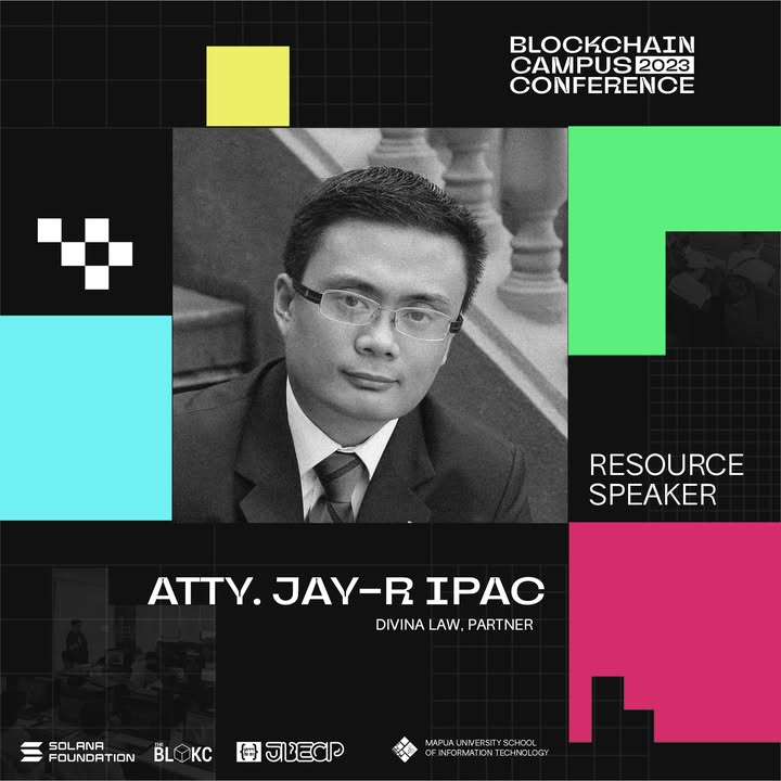 Meet Our Speaker: Atty. Jay-r Ipac at BCC 2023