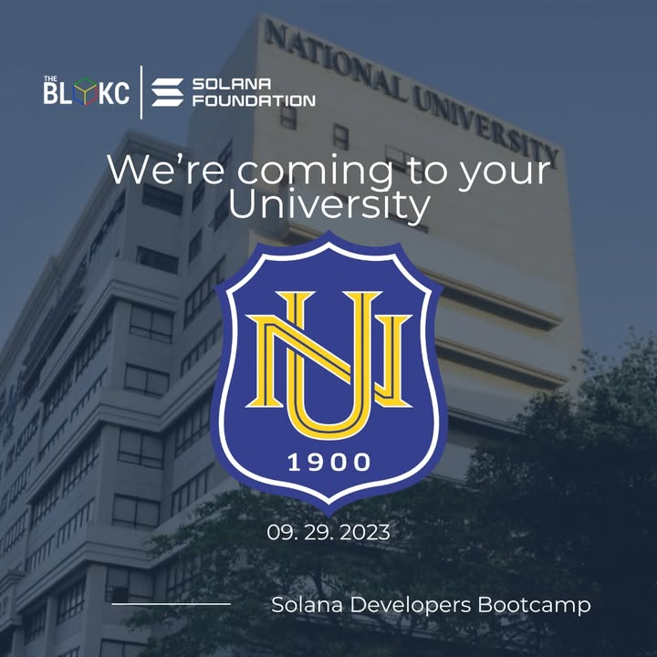 Solana Developers Bootcamp Heads to National University Manila