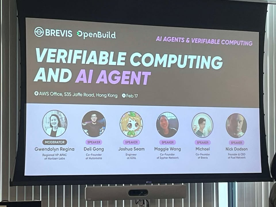 Exploring AI Agents & Verifiable Computing at Consensus HK