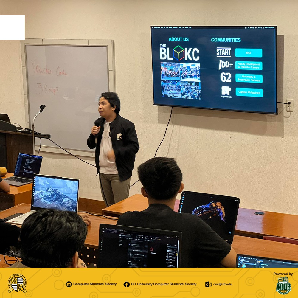 BLOKC Connects with CIT-U Computer Students' Society
