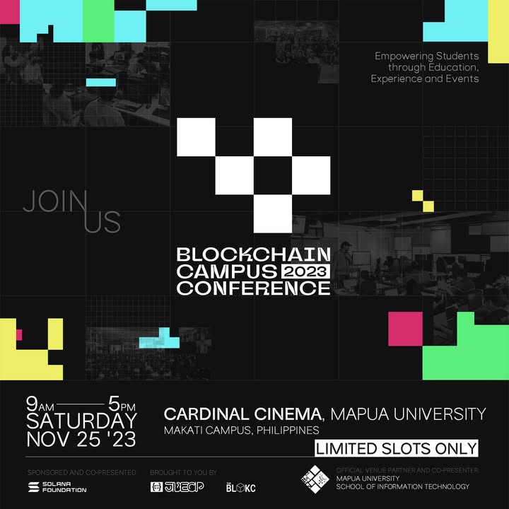 Blockchain Campus Conference 2023 at Mapua University